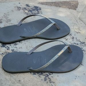 Olive Green Studded You Maxi Flip Flops